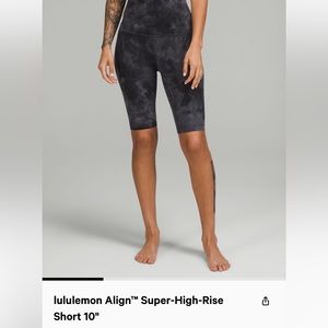Lululemon Align bike short - 10”